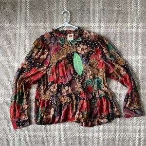 Farm Rio Alessia Flora Top NWT XL